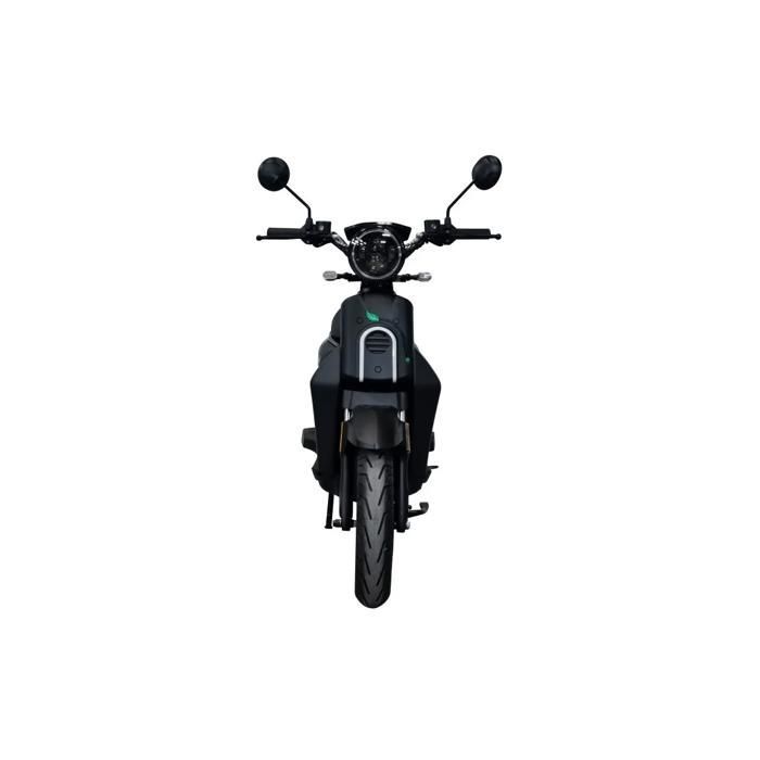 CKA C1 50cc elektrische scooter - Tweezitter, lithiumbatterij - Kleur: Zwart, Batterij: 60V 26Ah