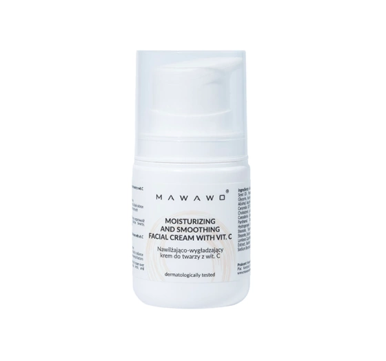 Mawawo nawilżająco-wygładzający krem do twarzy z witaminą C 50ml