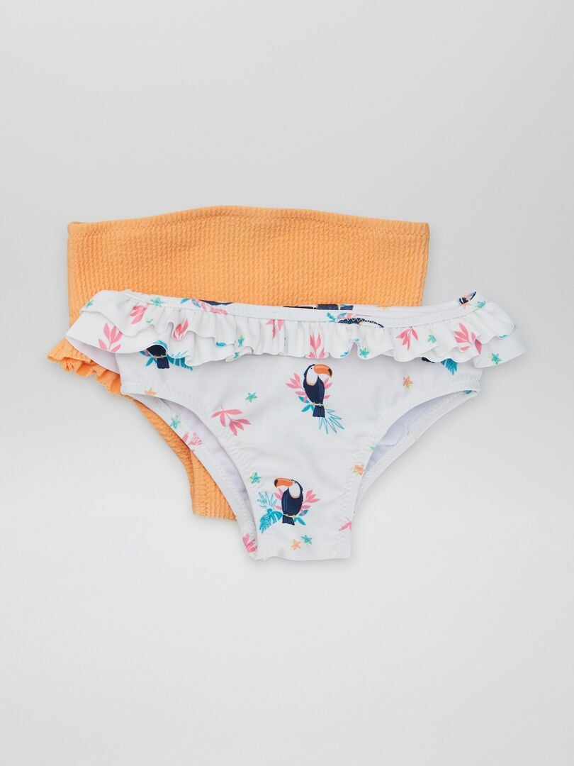 Set van 2 zwembroekjes - WIT