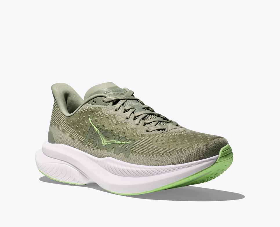 HOKA Mach 6 boskorstmos / zure appel