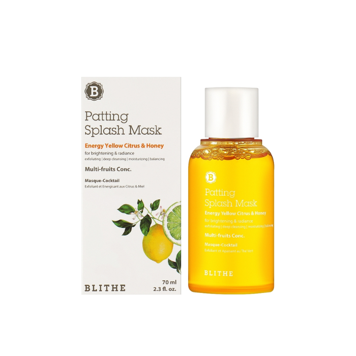 Blithe Patting Splash Mask Energi Gul Citrus & Honung