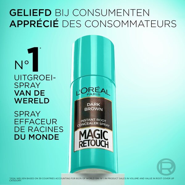 L'Oréal Paris Magic Retouch sprej za korekciju izrastka kose u tamnoplavoj boji, 75 ml