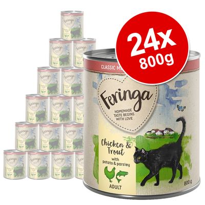 Feringa Classic Kjøttmeny Sparpakke 24 x 800 g