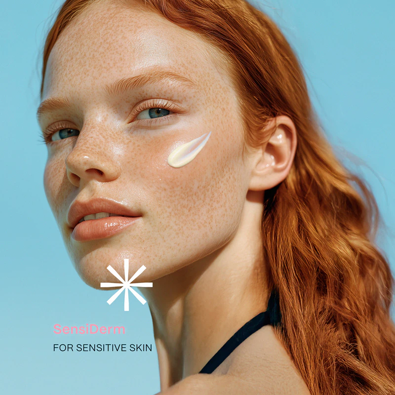 Saffee SensiDerm Fluido Protetor UV Calmante para pele seca e sensível