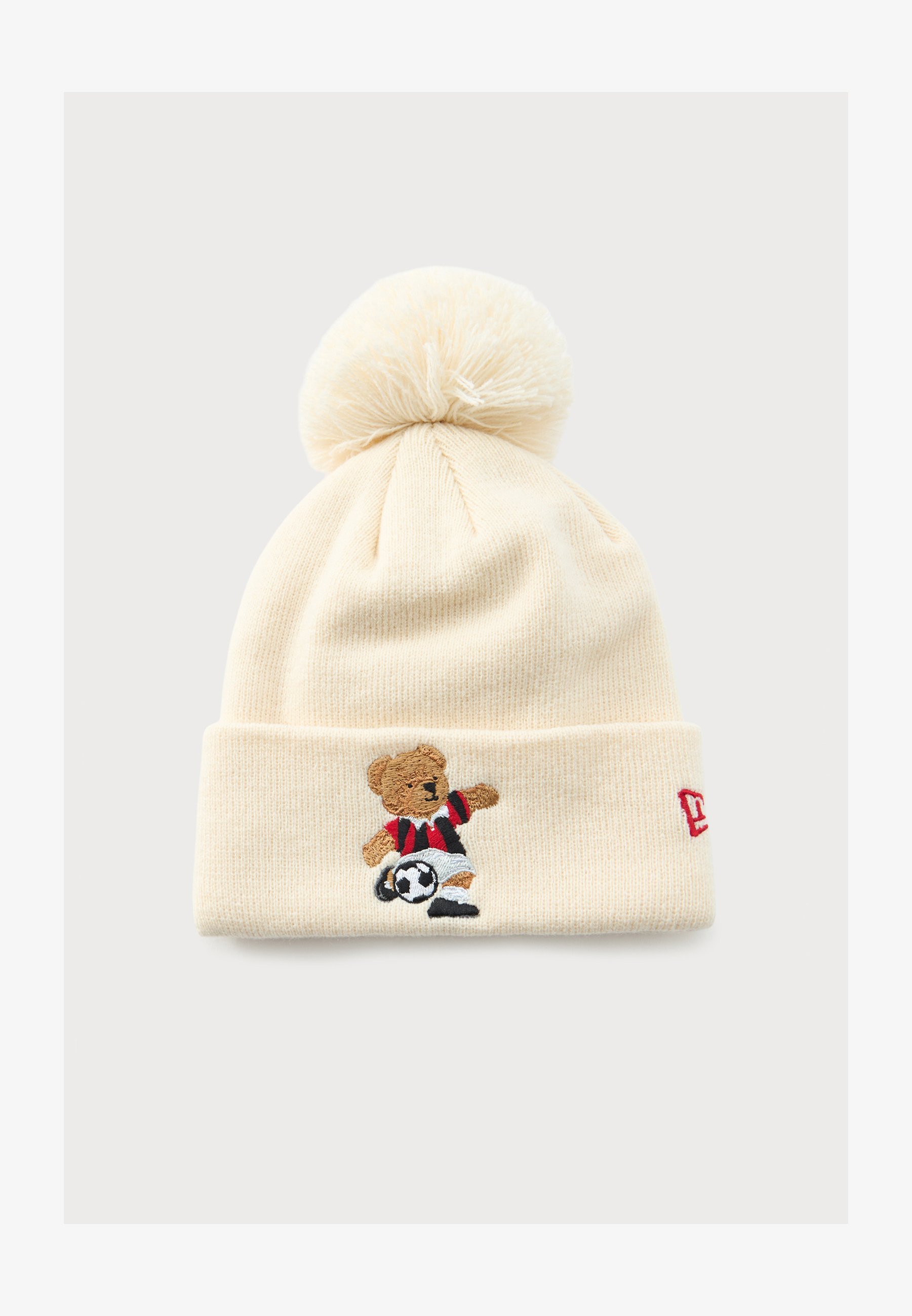 Bonnet New Era AC MILAN unisexe - blanc cassé