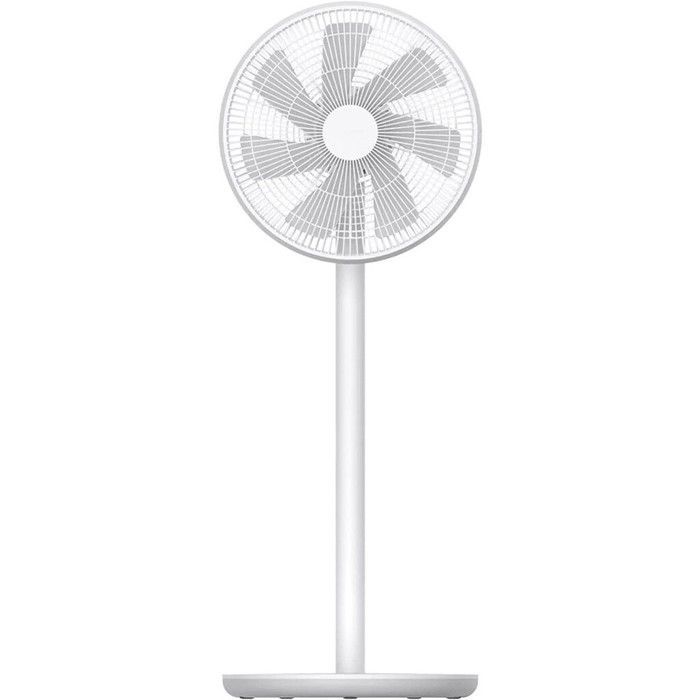 Ventilatore a piantana Xiaomi PYV4007GL da 45 W in metallo bianco con 3 velocità.