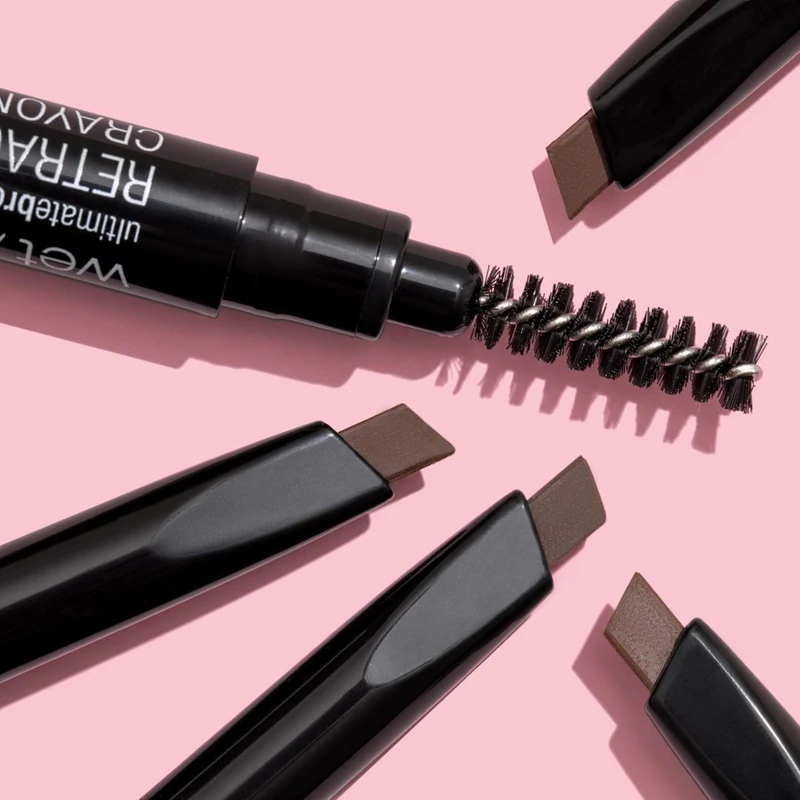 Lápis de Sobrancelha Duplo com Pincel Wet n Wild Ultimate Brow
