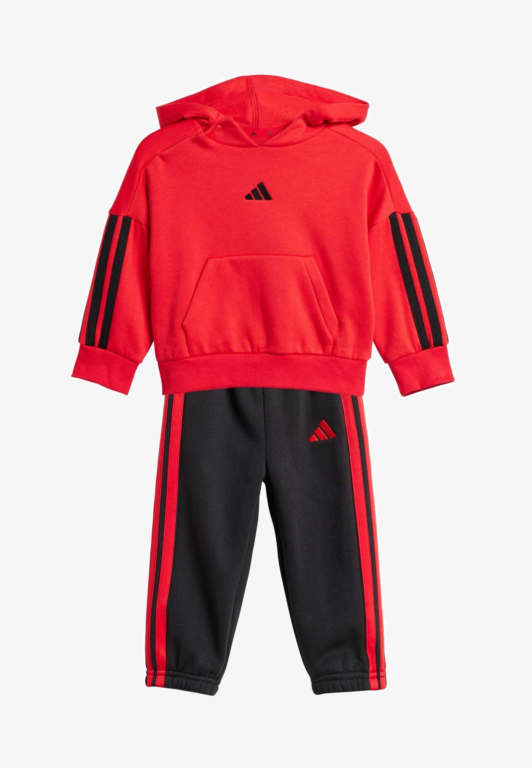 adidas Performance ESSENTIALS KIDS - Trainingspak - puur robijnzwart