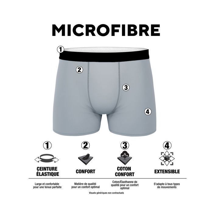 Calzoncillos bóxer Pierrecardin para hombre - Rojo (Paquete de 4)