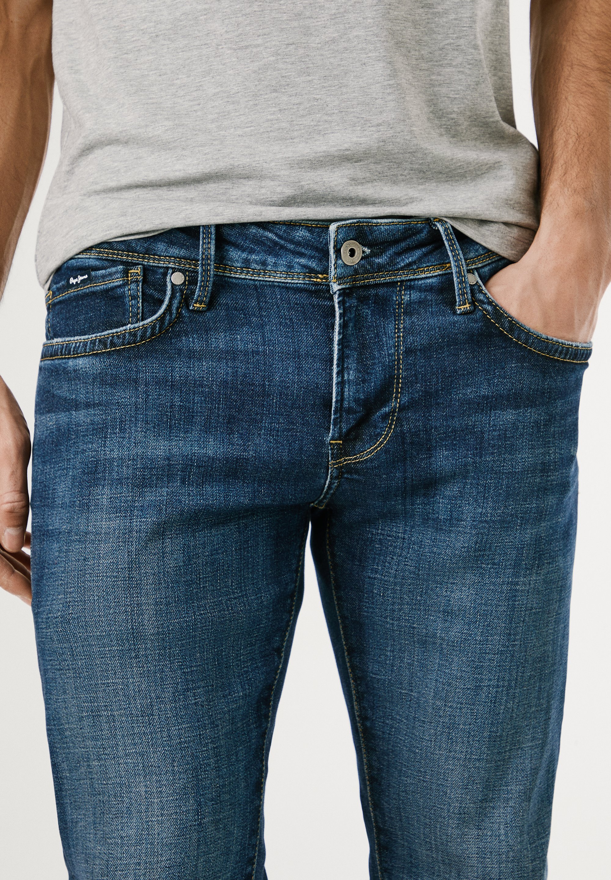 Pepe Jeans HATCH - Slim fit jeans - donkerblauwe denim