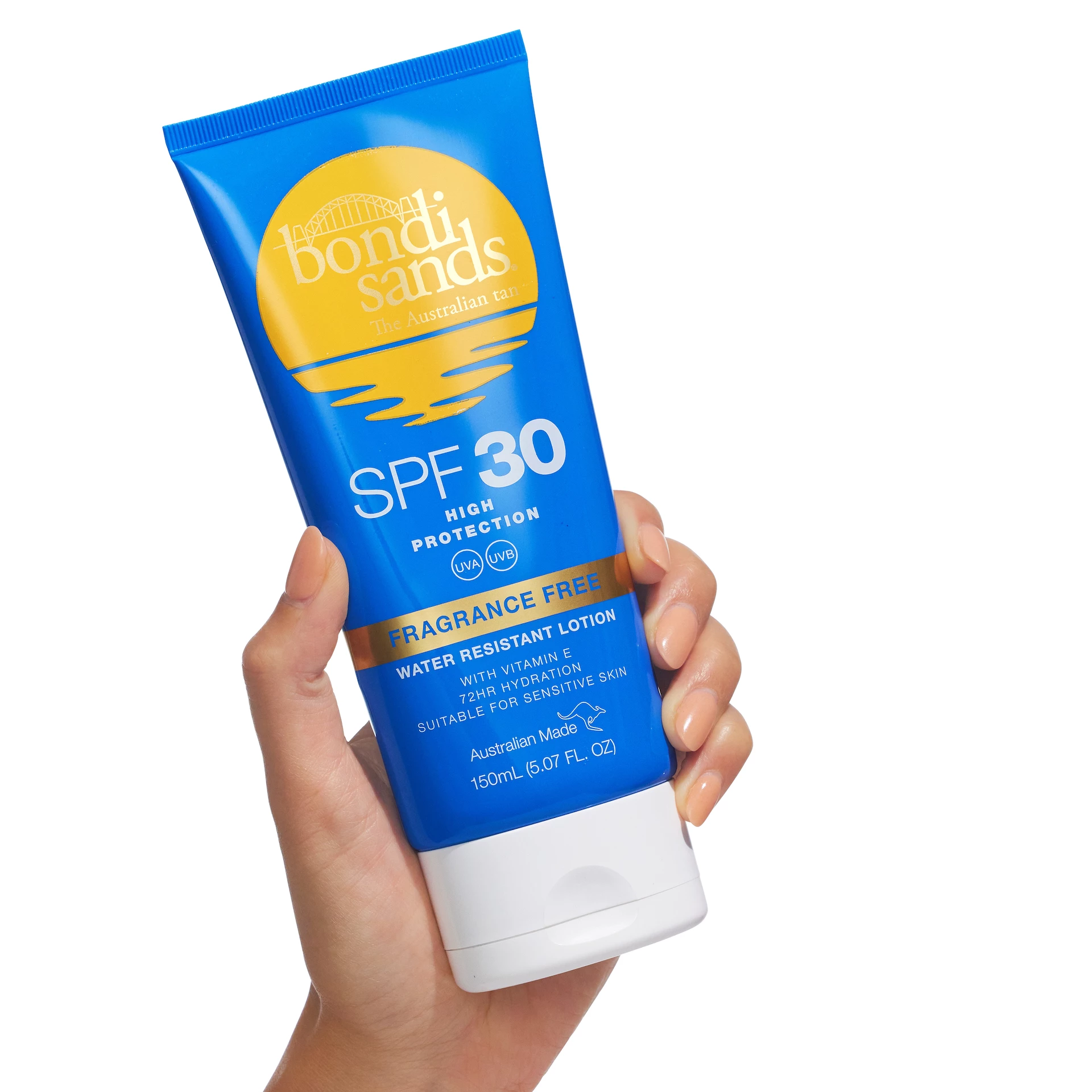 Loțiune de protecție solară fără parfum SPF30 150ml - Bondi Sands