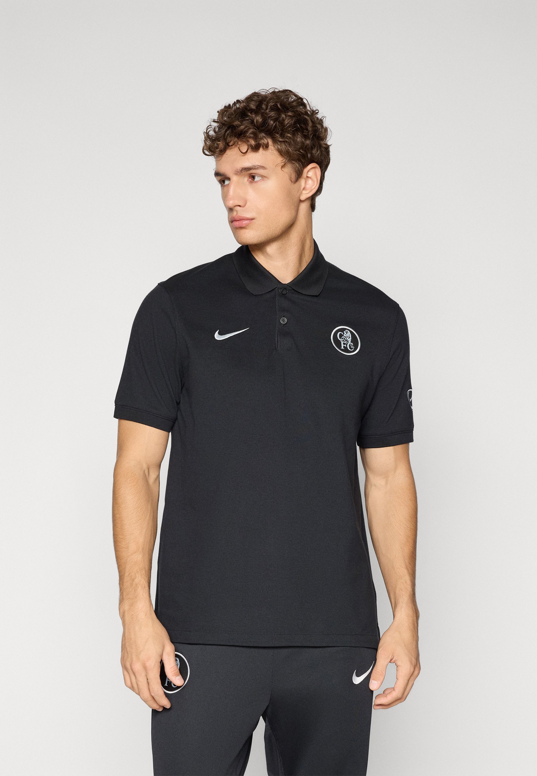 CHELSEA FC THE NIKE POLO THIRD - Poloskjorter - black/field silver-colouredNike Performance