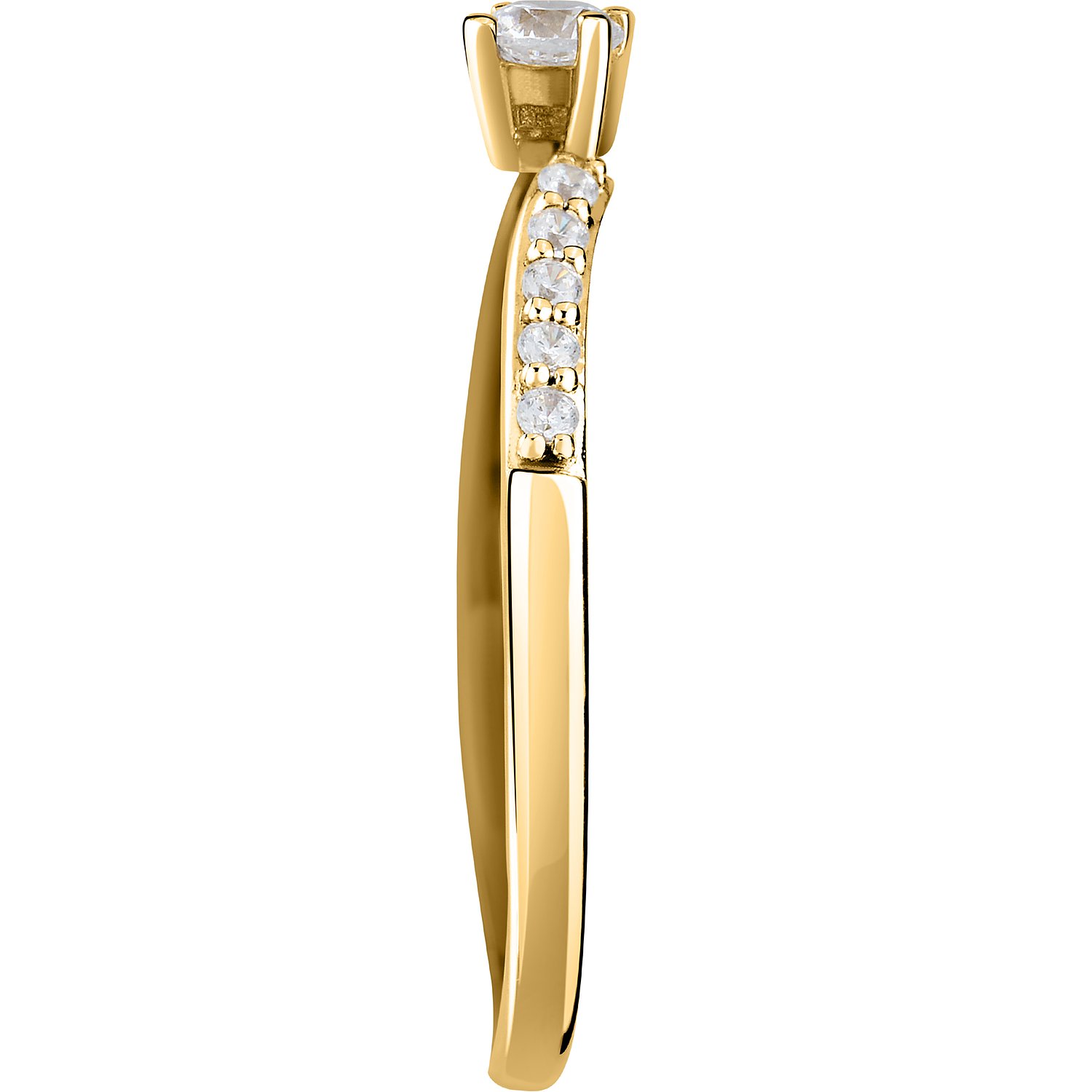 Live Diamond Bagues or jaune