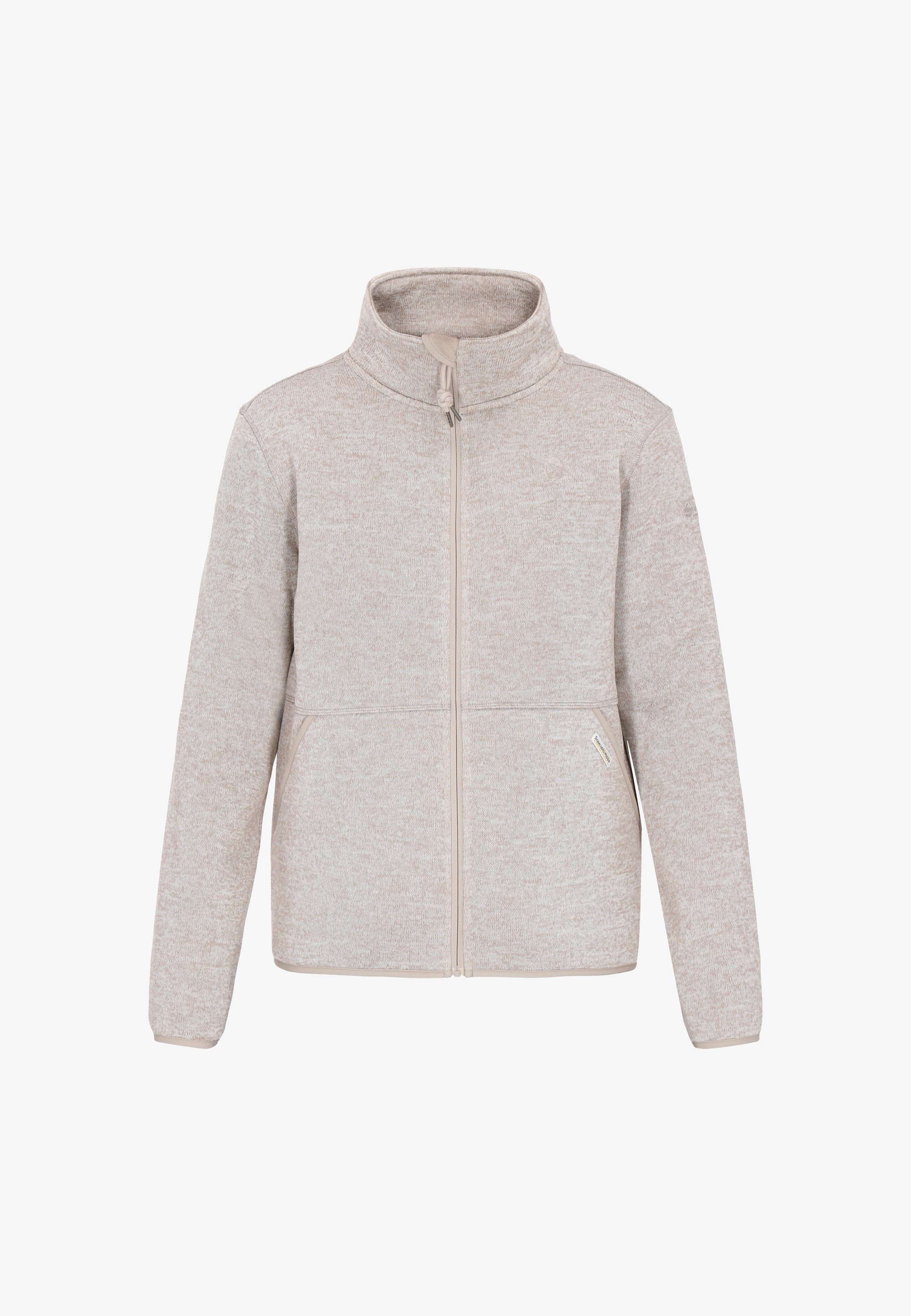Schmuddelwedda Fleecejacke – Elfenbeinmeliert