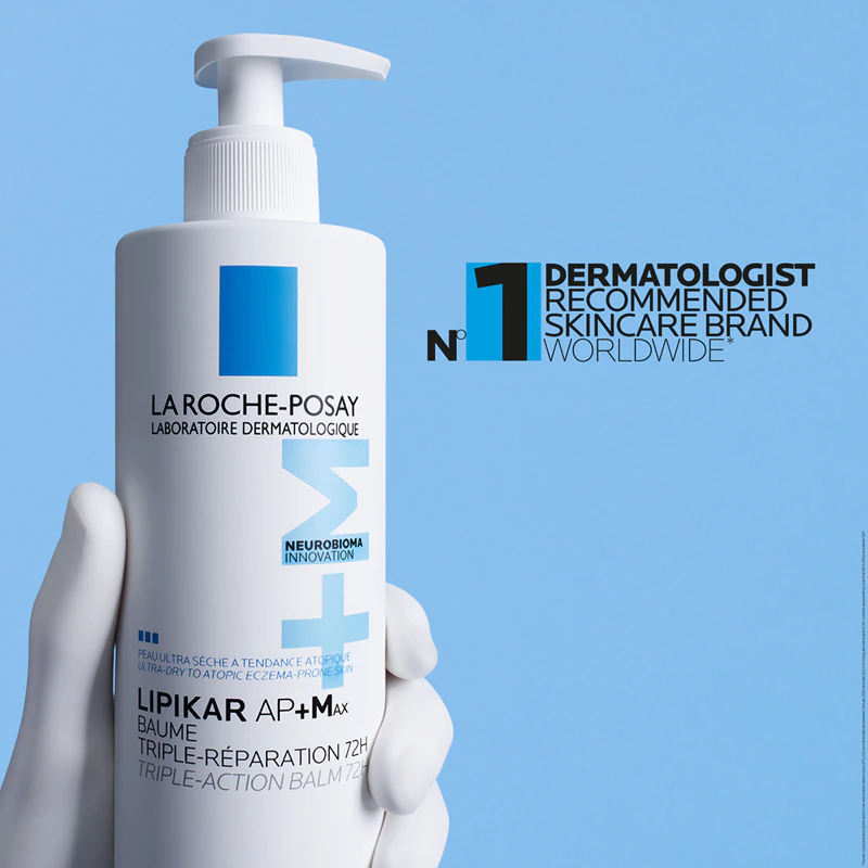 Bálsamo corporal nutritivo La Roche-Posay Lipikar AP+Max para pele seca e atópica