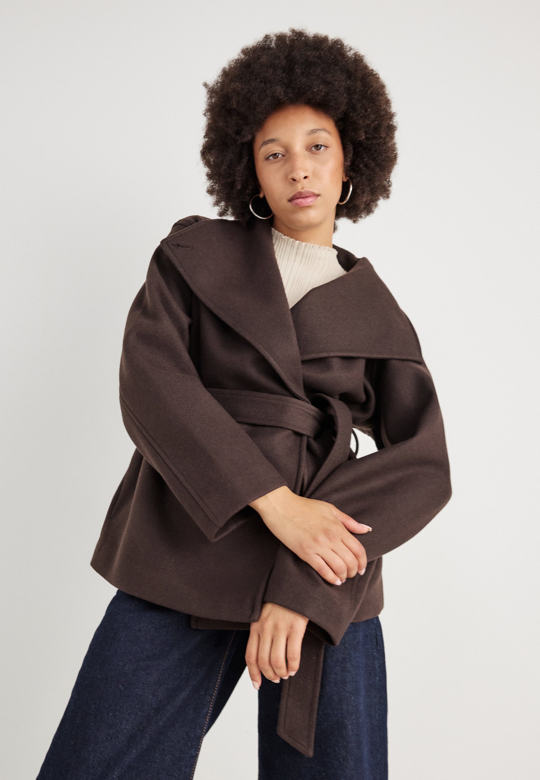 Veste Gina Tricot - Veste d'été - marron foncé