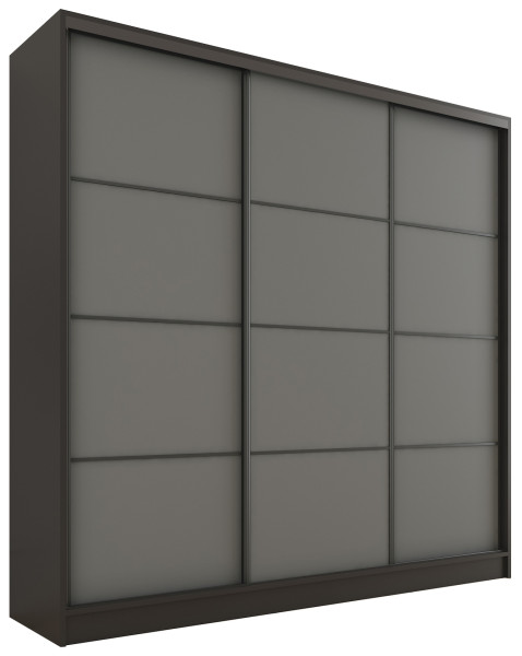 Szafa przesuwna 180 cm LOFT z półkami