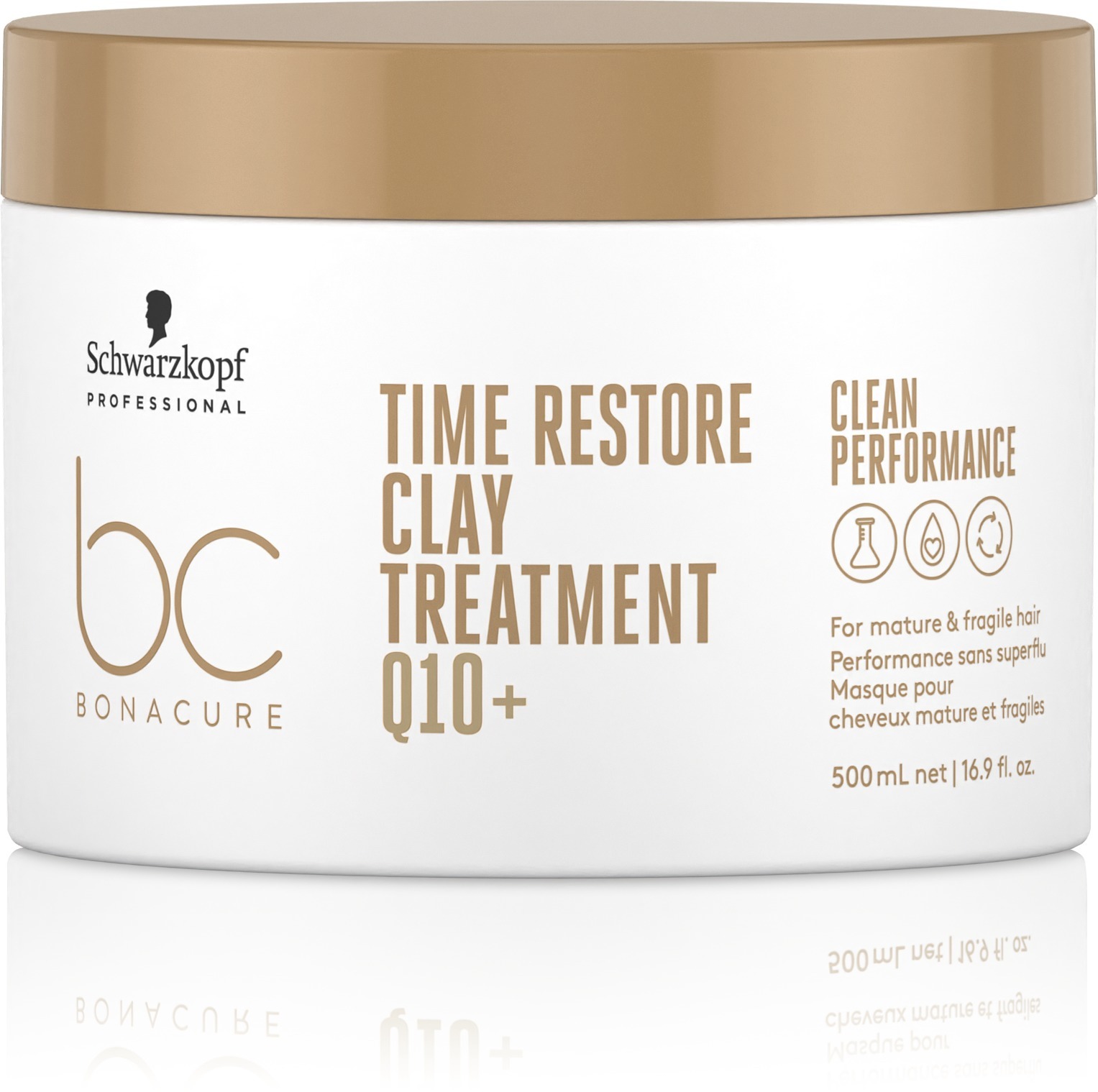 BC Time Restore agyagápoló Q10 500 ml - Schwarzkopf Professional
