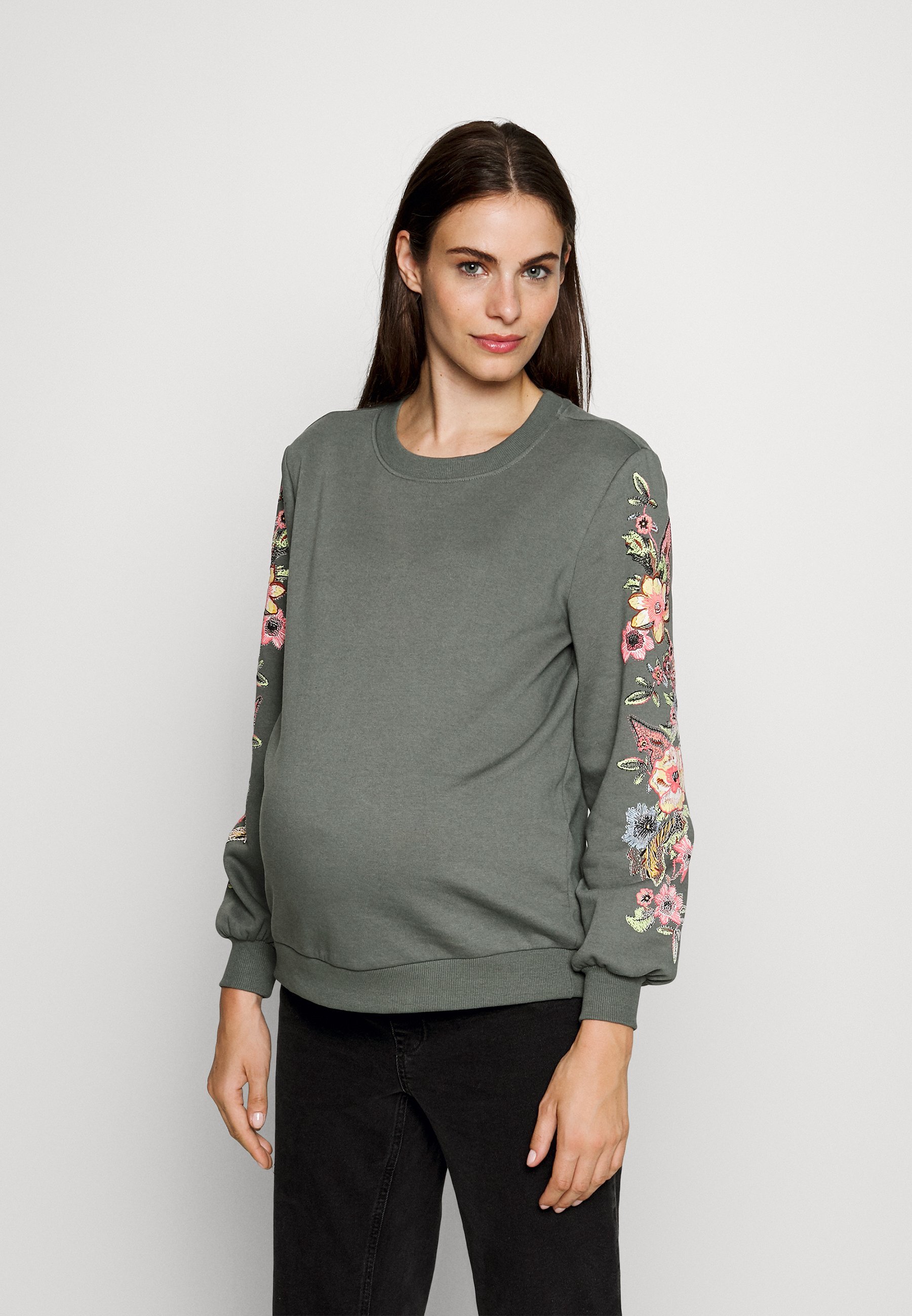 ONLY MATERNITY OLMCONNY - Sweatshirt - balsemgroen