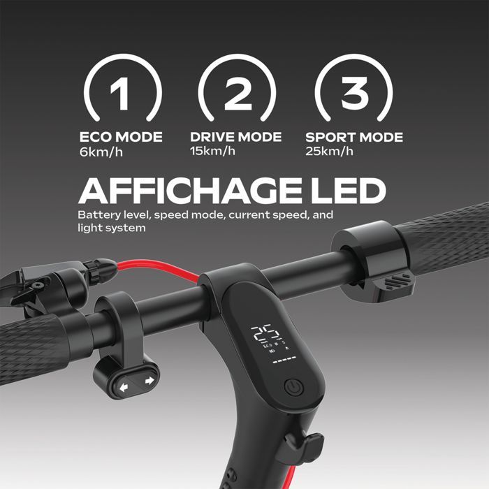 Electric Scooter 85 Lite – 300W, 25 km/h, 20 km Range, 8.5