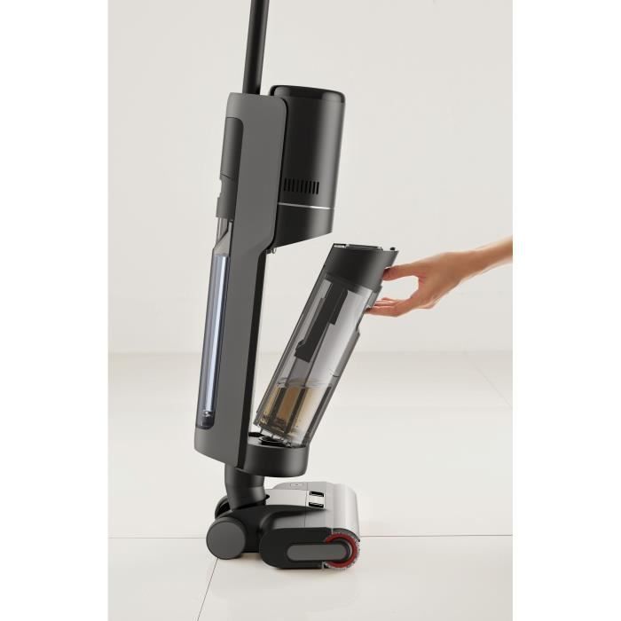 Dreame H12 Pro Aspirapolvere intelligente senza fili per solidi e liquidi, con spazzola autopulente, schermo LED e serbatoio dell'acqua da 900 ml.