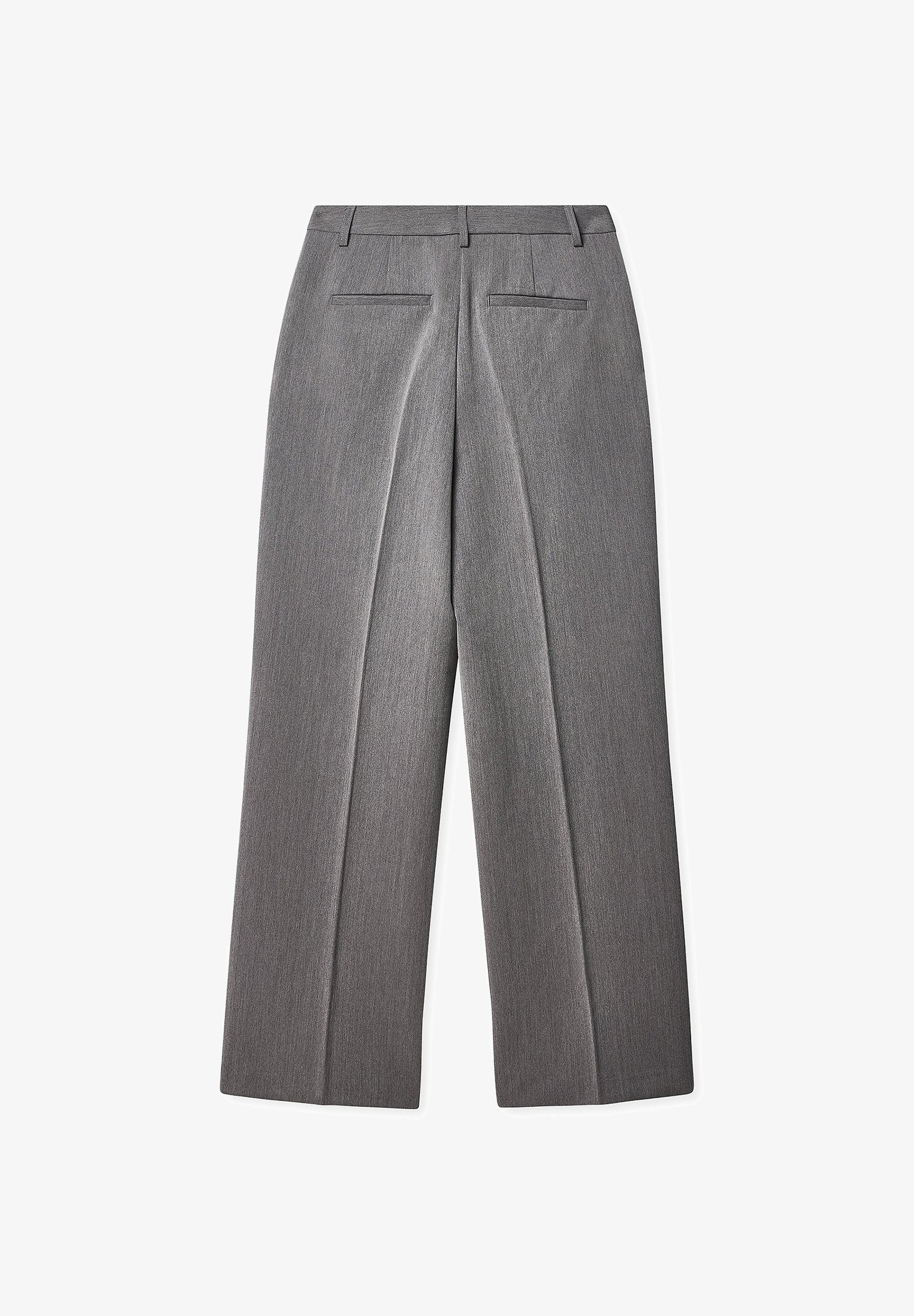 Pantalon NA-KD HIGH-FIT gris