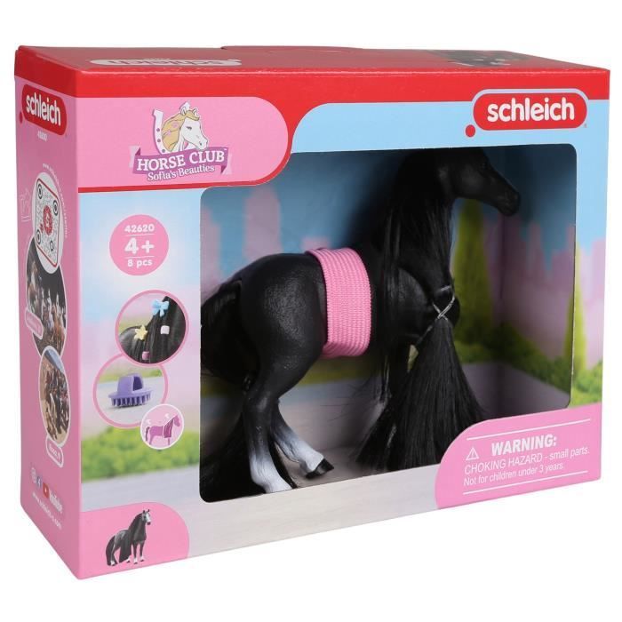 Schleich SLH42620 Yegua Quarter Horse para cuidar - Juguete para niños