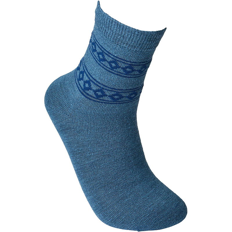 Chaussettes en laine, lot de 3, pointures 25/29 à 35/39, bleues