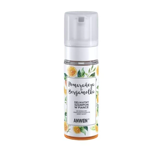 Anwen Pomarańcza&Bergamotka szampon w piance do normalnej i przetłuszczającej się skóry głowy 170 ml