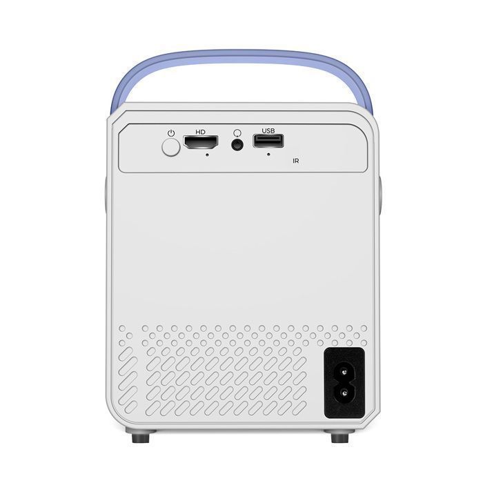 isinbox 4K-projector met 6000 lumen, HDMI, Android 12, slimme projector, wifi, Bluetooth, PS4, computer en tv