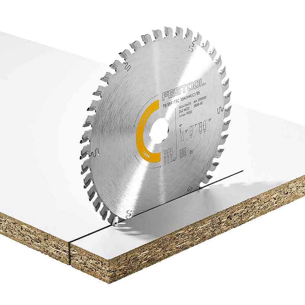 Serra de imersão sem escova FESTOOL 18V 2 x 5,2 Ah 160 mm com conjunto de trilho 1400 mm 577282