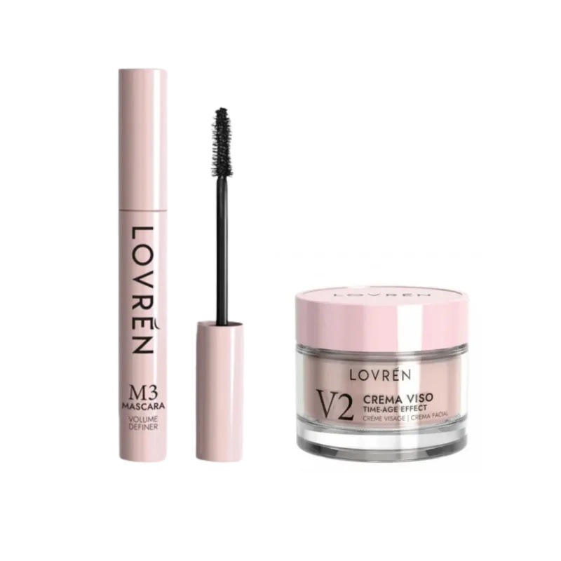 LOVREN Coffret Mini Lovren : Mascara Rose M3 Mini + Crème Visage V2 Mini
