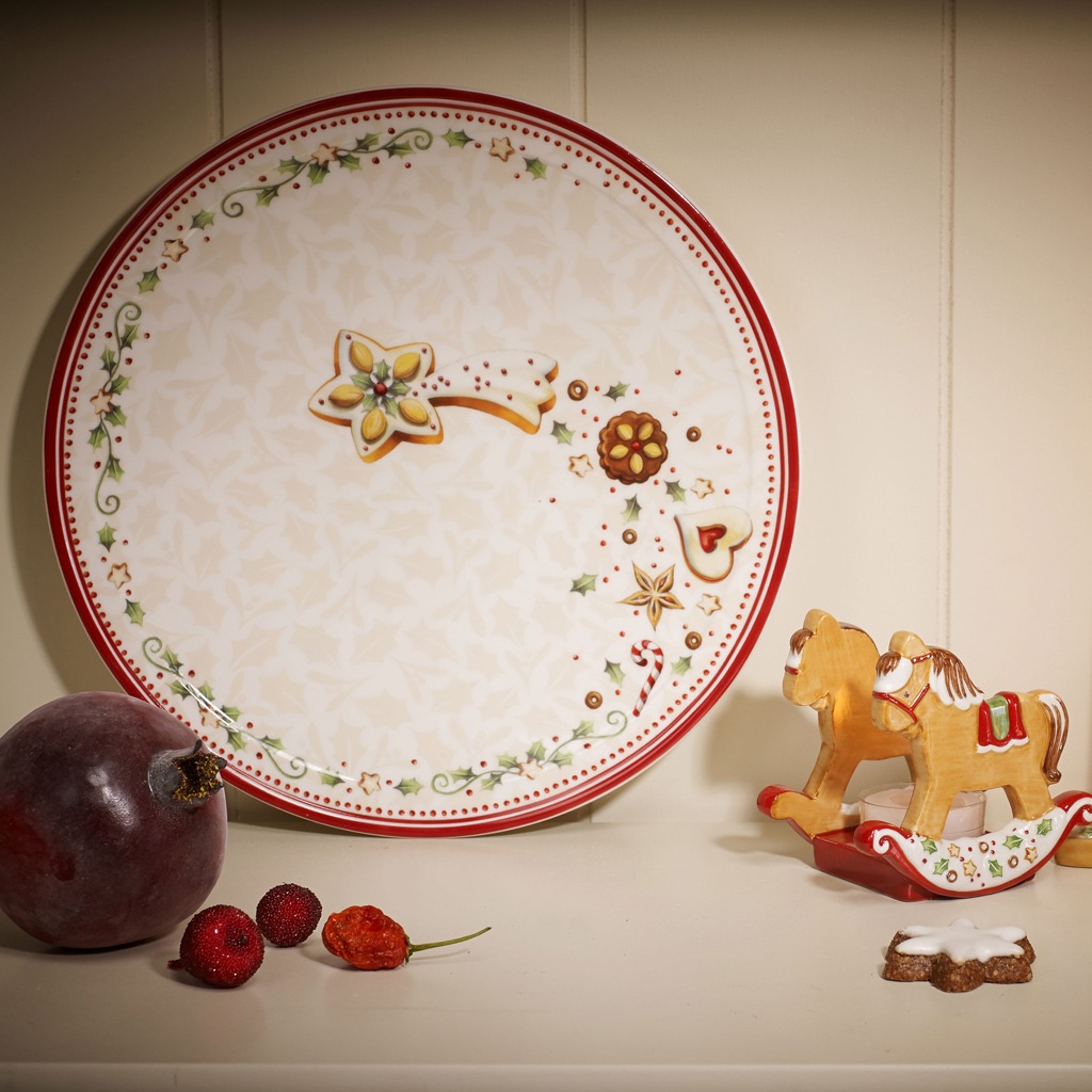 Assiette petit-déjeuner Villeroy & Boch, Délice d'hiver Shooting Star – 1 pièce