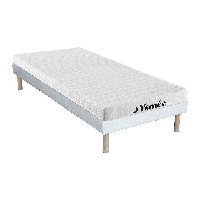 Colchón y base de cama de espuma STELO KIDS de 7 zonas, 12 cm de grosor, de MORGENGOLD - 90x200 cm