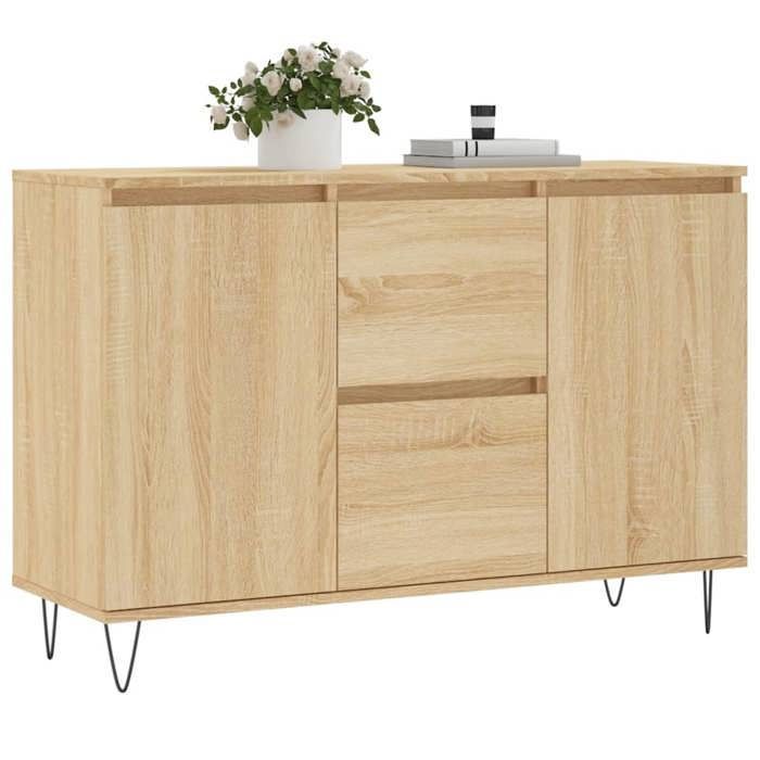 vidaXL Buffet, Armoire Latérale avec Pieds, Meuble de Rangement, Organisateur de Salon Salle de Séjour Intérieur 827207