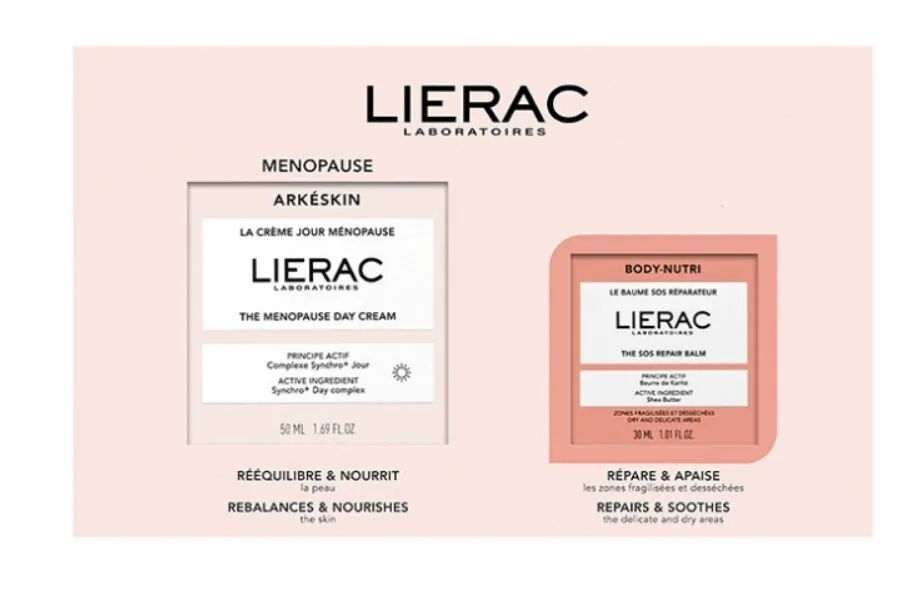 Lierac Zestaw dermokosmetyków Arkeskin Krem na dzień + Balsam SOS