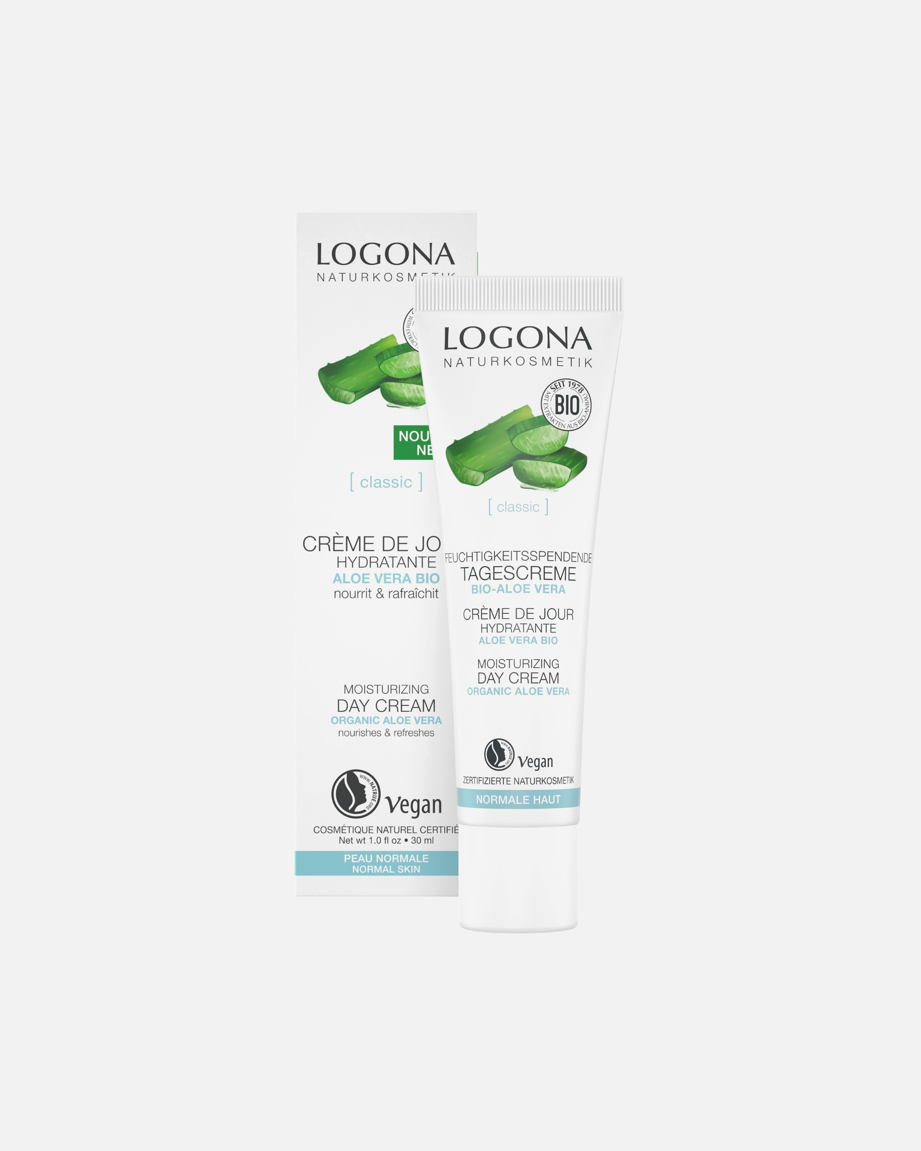 Logona Crème jour hydratante aloe vera