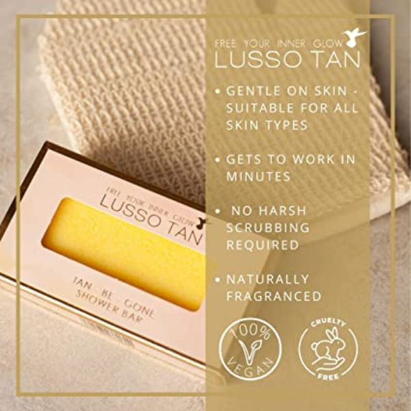 Lusso Tan Sprchový gel na odstranění opálení - Original Fresh Lemon
