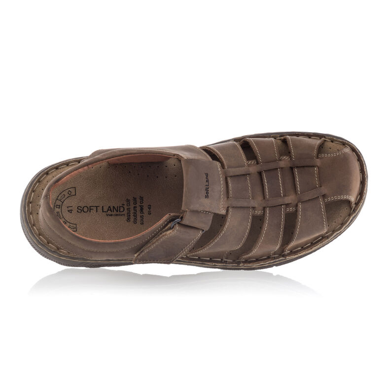  Brune sandaler / sko med åpen tå for menn