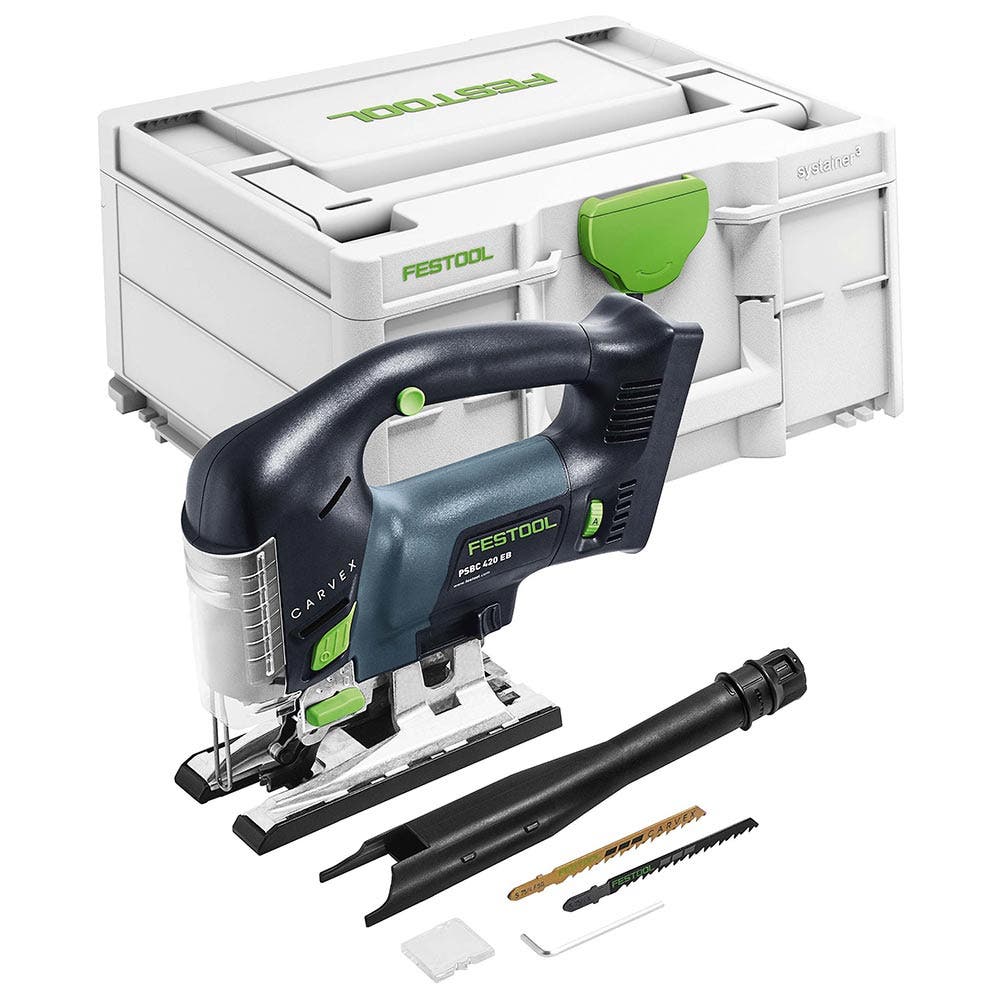 FESTOOL 18V PSBC 420 CARVEX Stichsäge mit D-Griff, Leder 576530