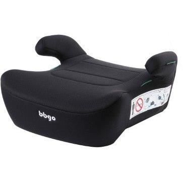 Siège réhausseur auto - BBGO - Kissyrider - 6 à 12 ans - I-SIZE 125-150 cm - Ceinturé - Noir - Déhoussable et lavable