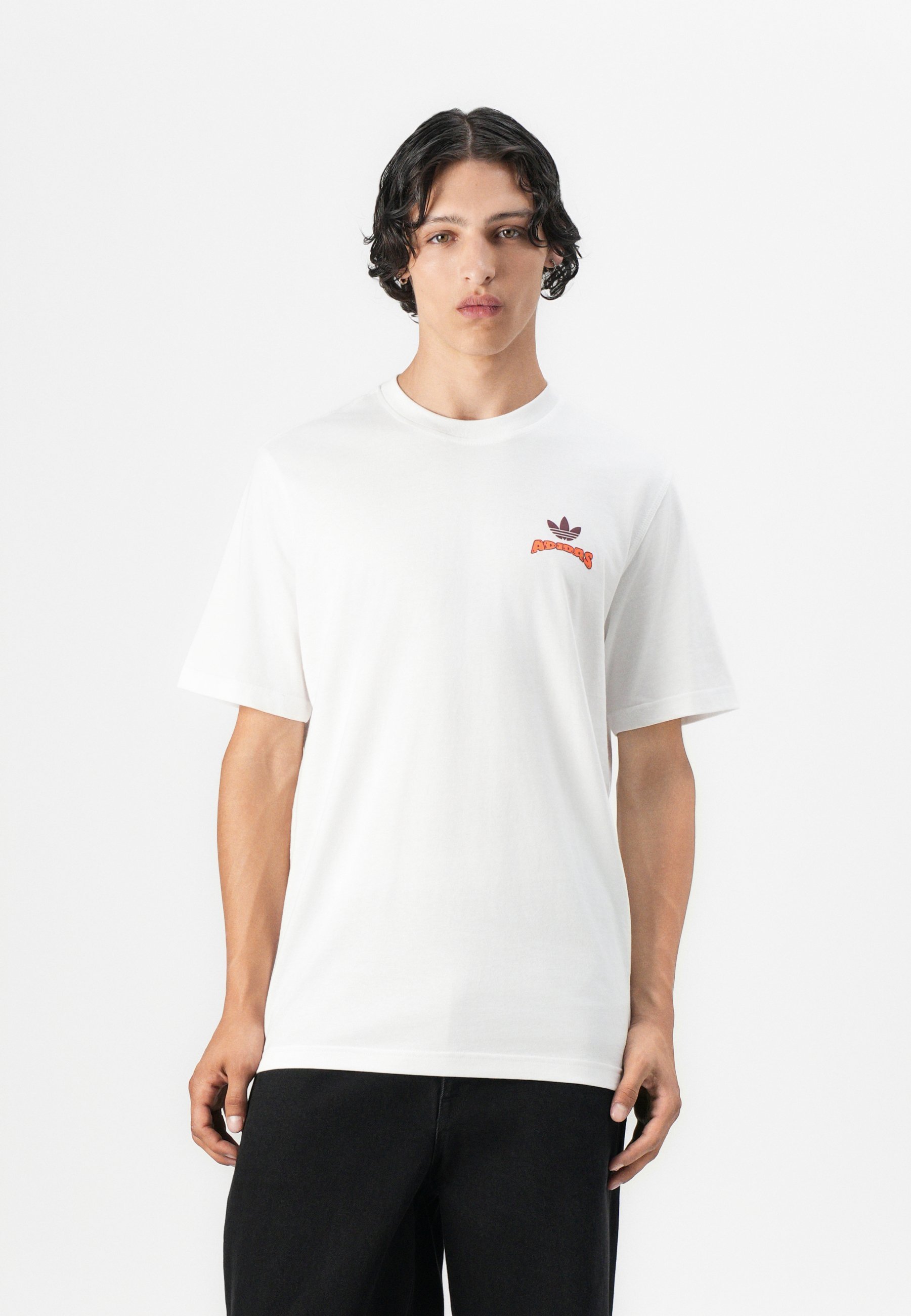 adidas Originals SMILEY DAISY UNISEX - Print-T-Shirt - weiß