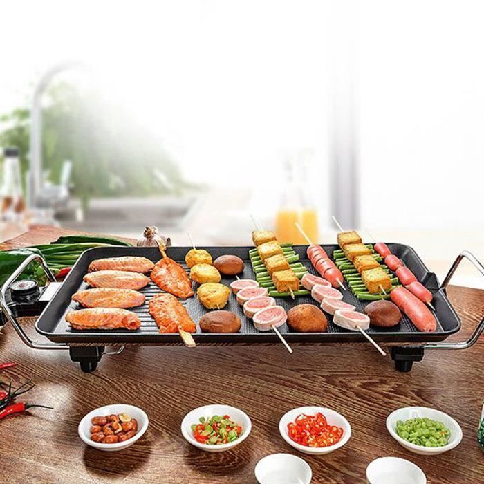 LUXS Compact Electric Griddle 68*28cm, 1355w, 220v