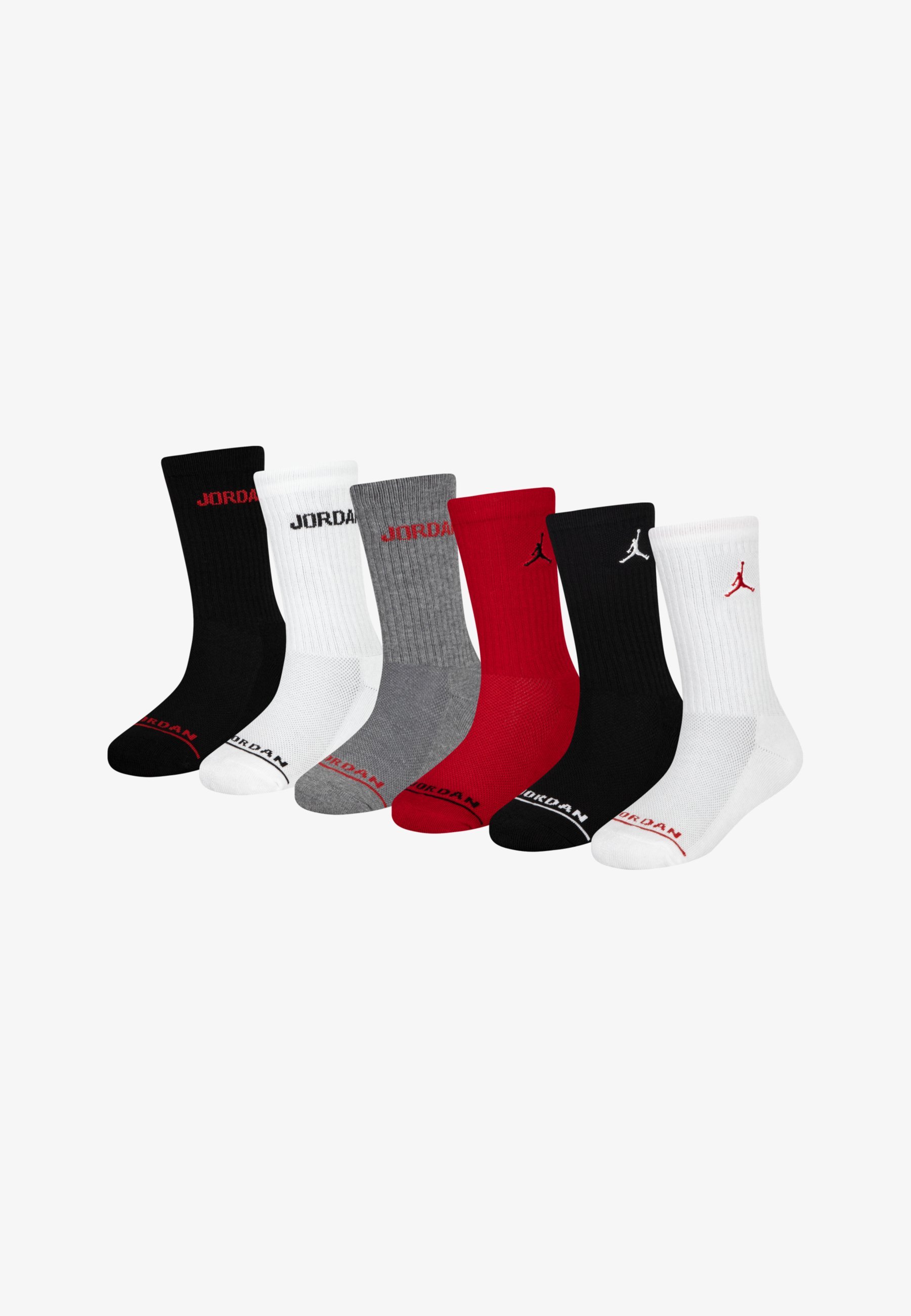 Jordan LEGEND CREW 6-PACK - Sportsokken - gym rood/zwart