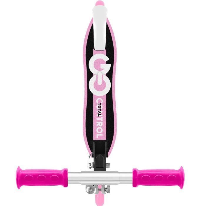 Patinete dobrável - STAMP - CONTROLE DE DERRAPAGEM - Plataforma ergonômica - Rosa