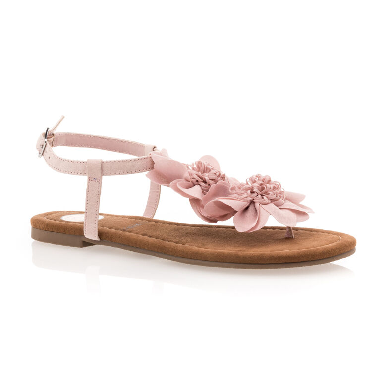  Rosa sandaler / sko med åpen tå til dame
