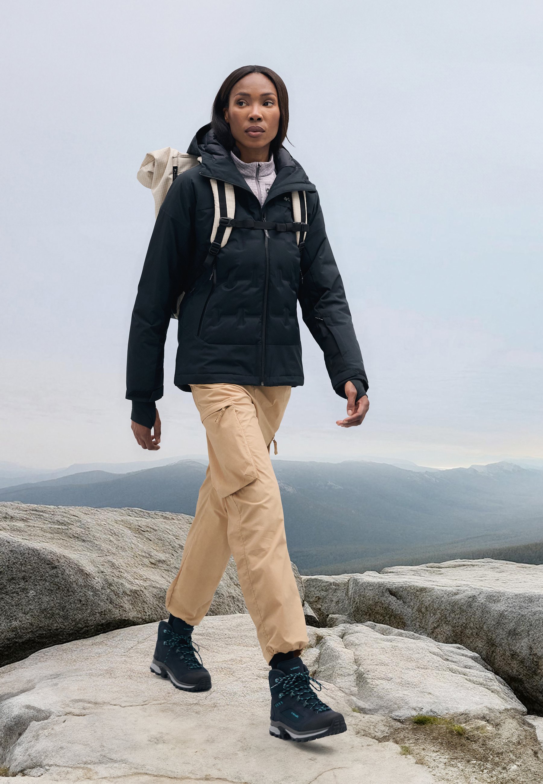 Lowa CORVARA GORE-TEX MID - Chaussures de randonnée - marine/arctique