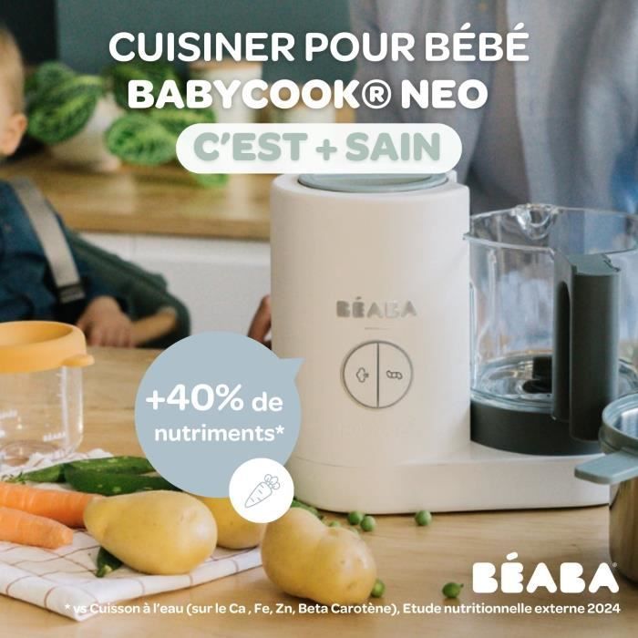 Robot per la preparazione di pappe per neonati Beaba BABYCOOK NEO WHITE 9145223