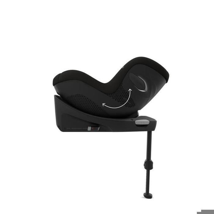 Cybex Sirona Gi i-Size Autositz, Gold – 61 bis 105 cm – 3 Monate bis 4 Jahre – bis 20 kg – Magic Black