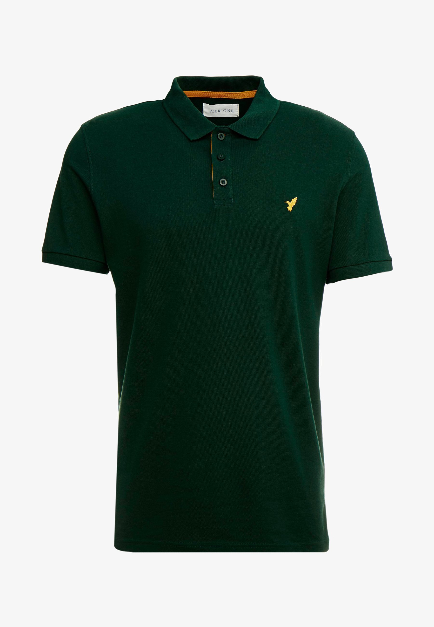 Pier One SLIM - Polo - verde scuro